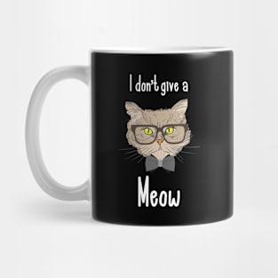 I don't give a meow cute cat Mug